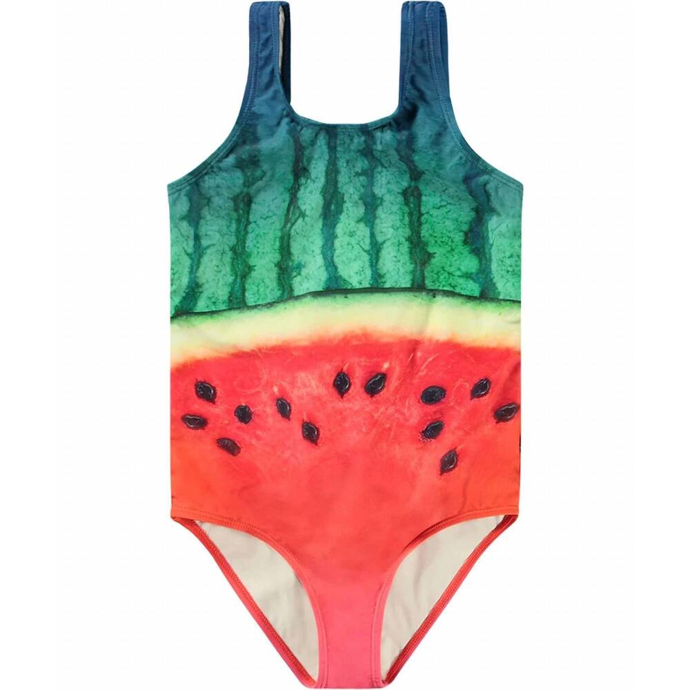 NEW MOLO kid's melon nika swimsuit in red